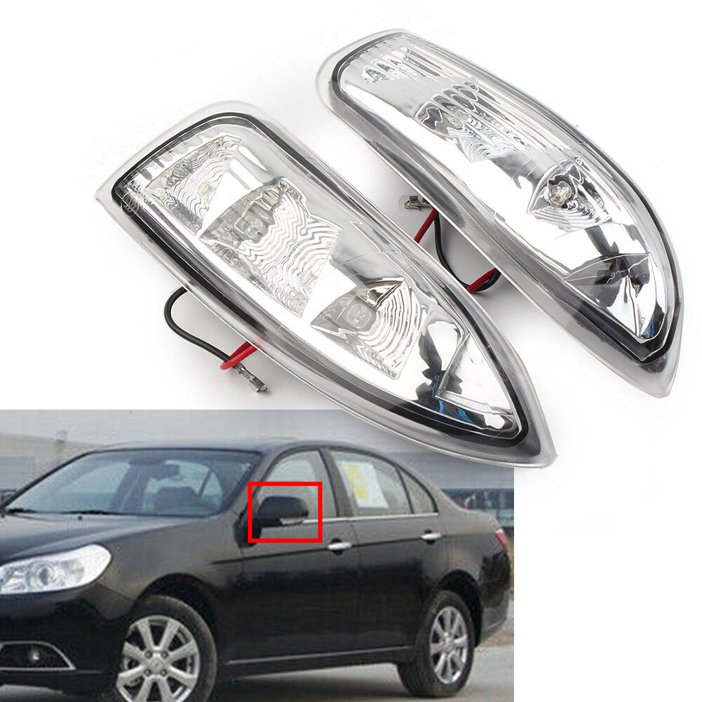 Pair Side Rear View Mirror Turn Signal Fits for Chevy Epica 2007-2014 08 09 10 11 12