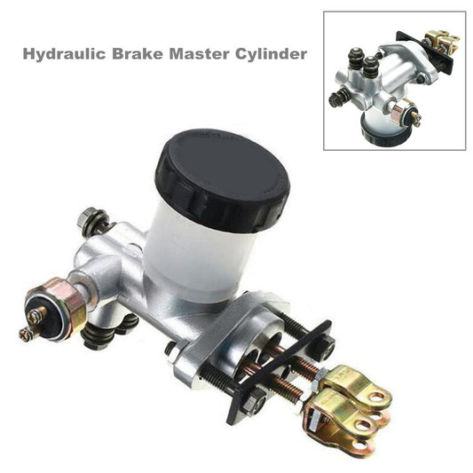Brake Master hydraulic cylinders are suitable for go-karts and off-road vehicles with capacities of 90cc, 110cc, 125cc, 150cc, 200cc, and 250cc. n