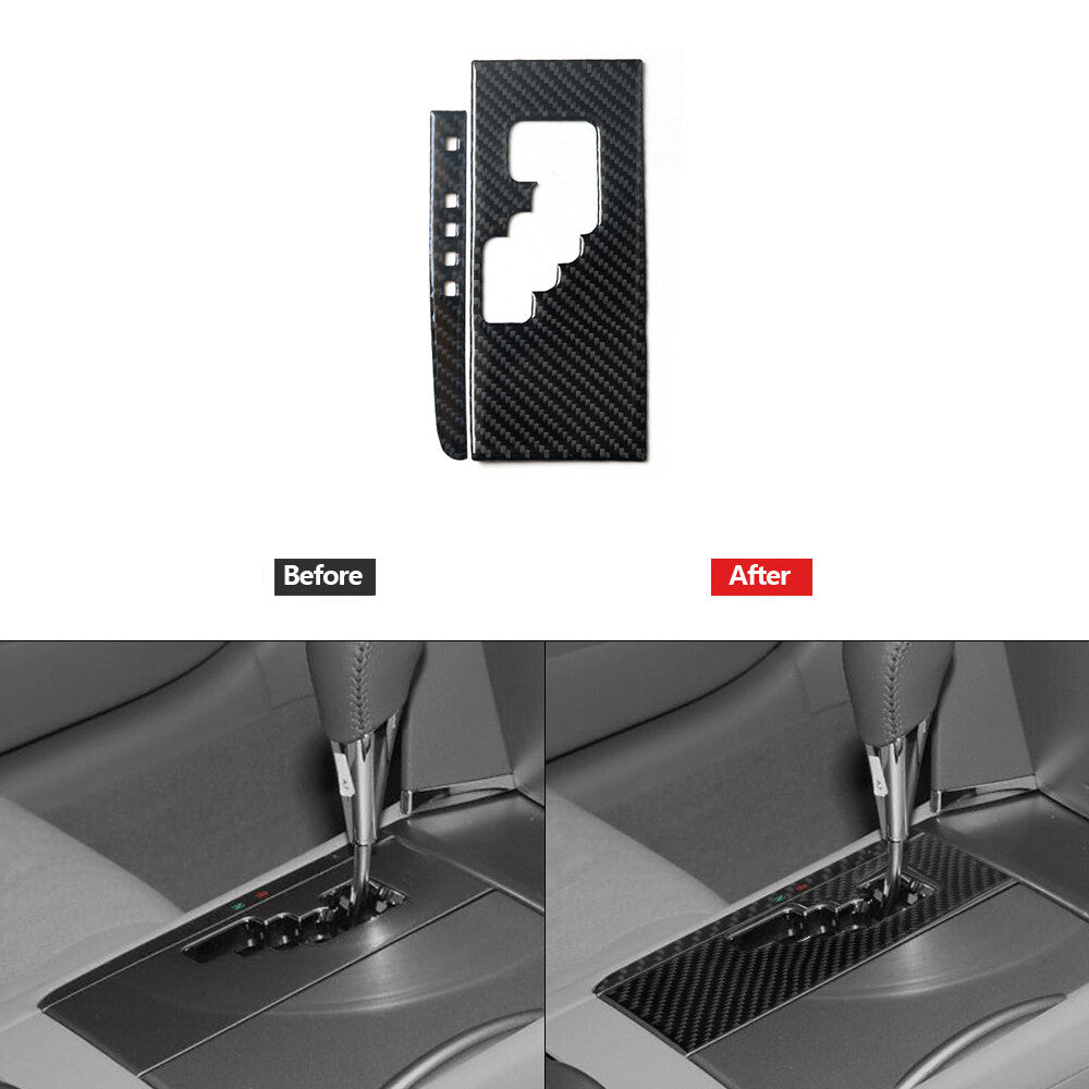Red Carbon Fiber Center Storage Frame Cover Trim for Tiguan 2013-2017 v