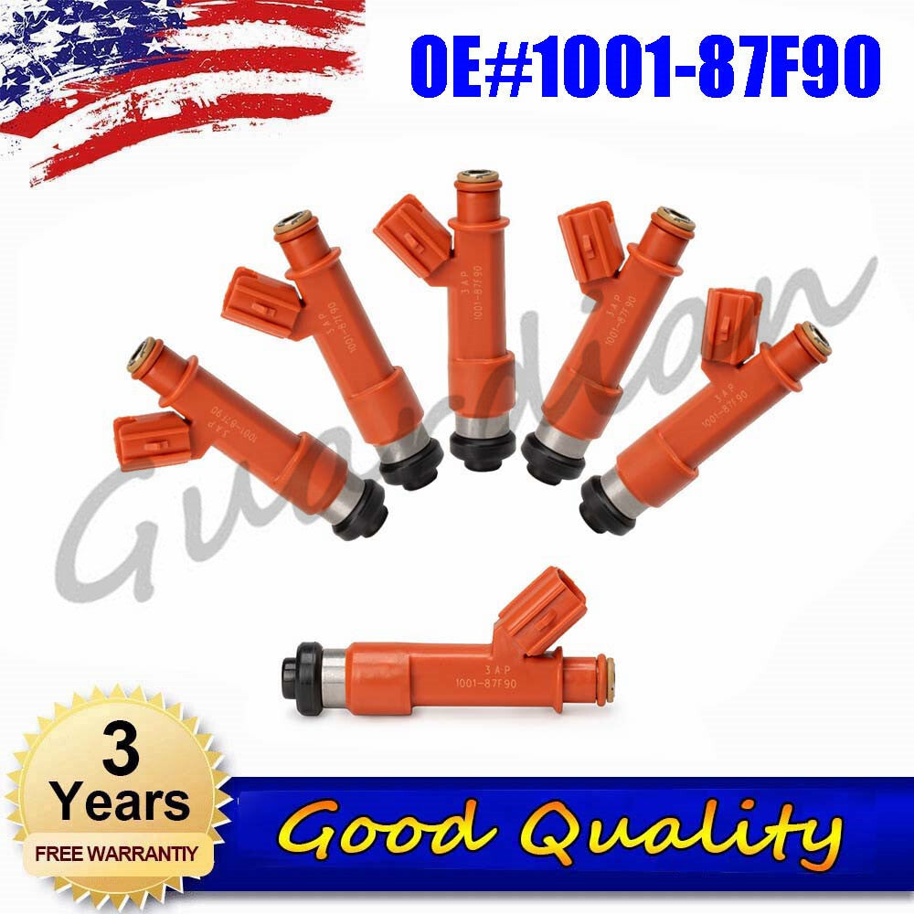6-pack fuel injectors 1001-87F90 suitable for Toyota for Lotus Exige Celica for Corolla Matrix Yaris