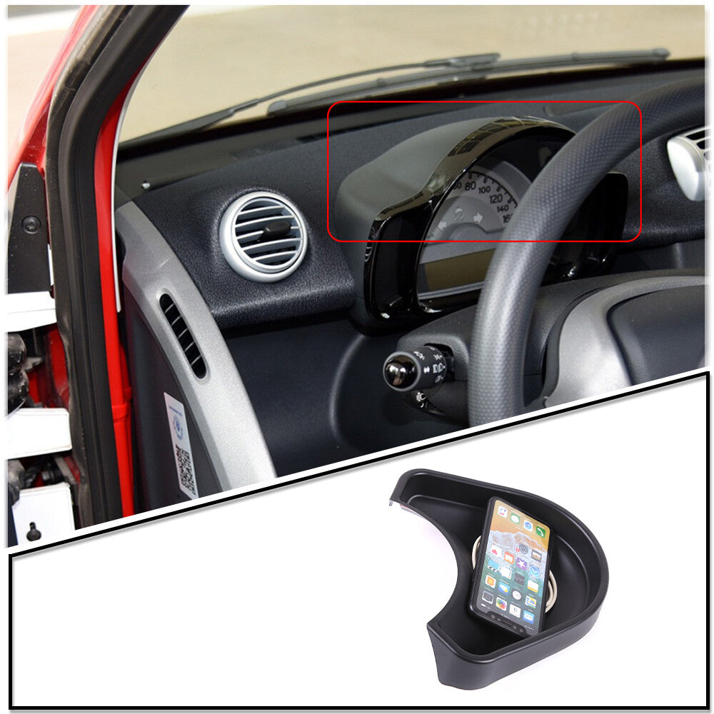 Front dashboard storage box tray decorative storage box for Smart 16-21- n