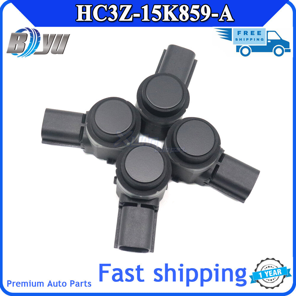 4-Piece Rear Cross Traffic Parking Assist Sensor PDC for 2015-2018 Models v