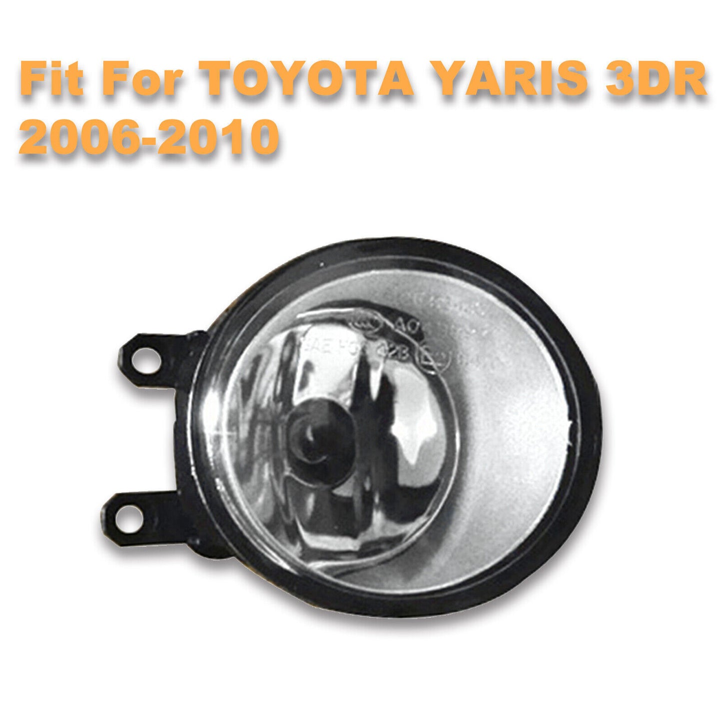 Right Clear Lens Front Driving Fog Lamp Light for Toyota Yaris 3 Door 2006-2010