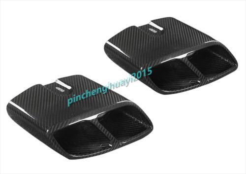 True carbon fiber tailpipe muffler throat for Porsche for Panamera 2017-23