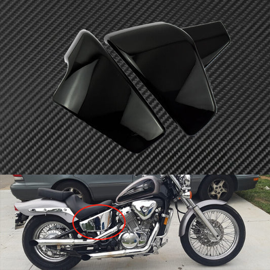 Black Battery Side Fairing Cover Fit For Shadow VLX 600 1999-2008 VT 600 1999-07 Q
