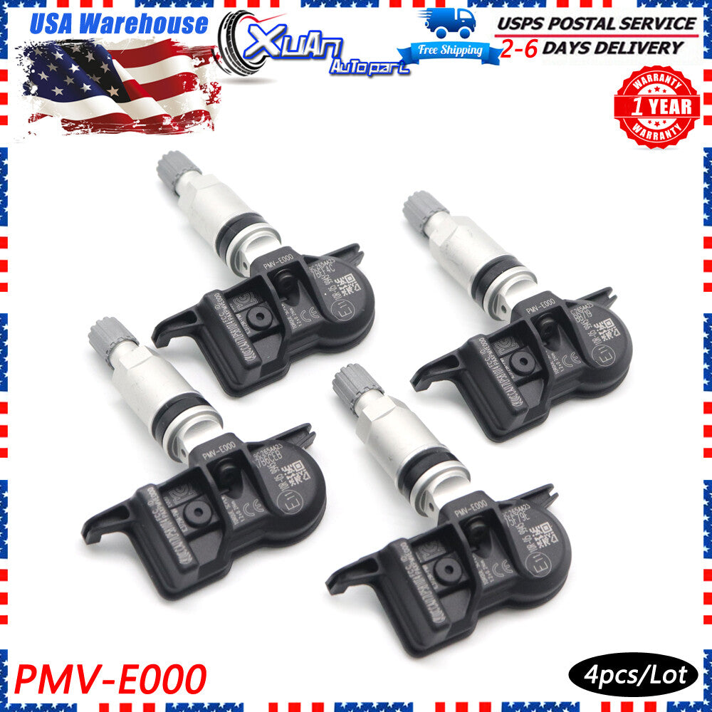 4 TPMS tire pressure sensors 42607-02050 suitable for Camry , for Corolla , for Lexus GX, RX- v