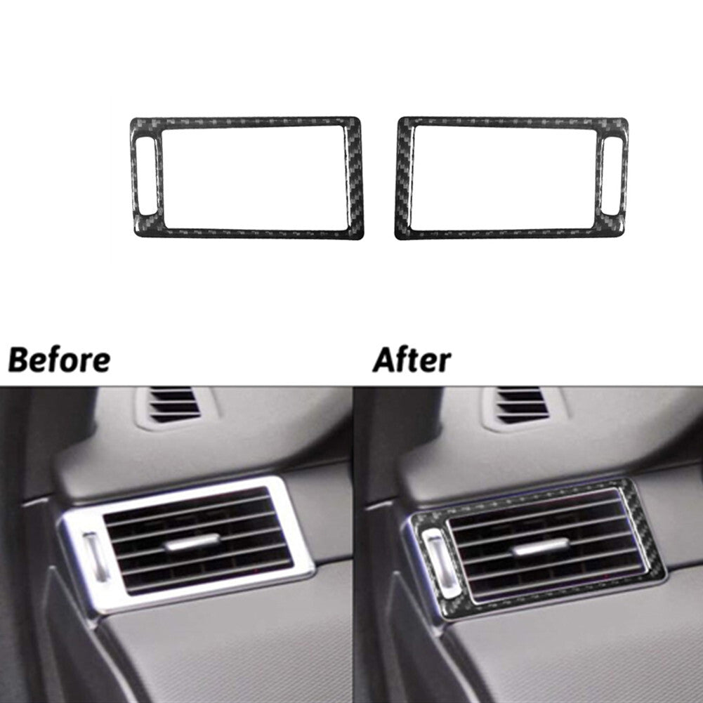 6Pcs Carbon Fiber Interior Door Handle Panel Cover Trim for Audi Q7 2007-2015 v