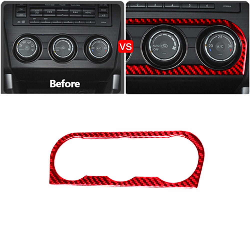 for Mercedes R-Class 2009-2012 Central Storage Case Door Trim Cover Carbon Fiber v