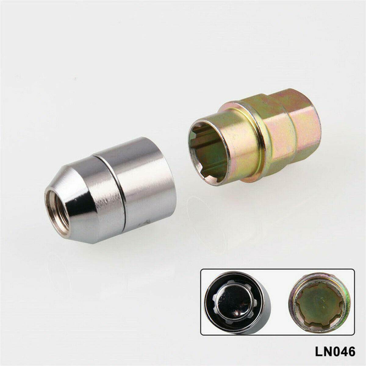 Lug Nut M12x1.5 suitable for car anti-theft security locks + 1 key alloy steel wheel nuts - n
