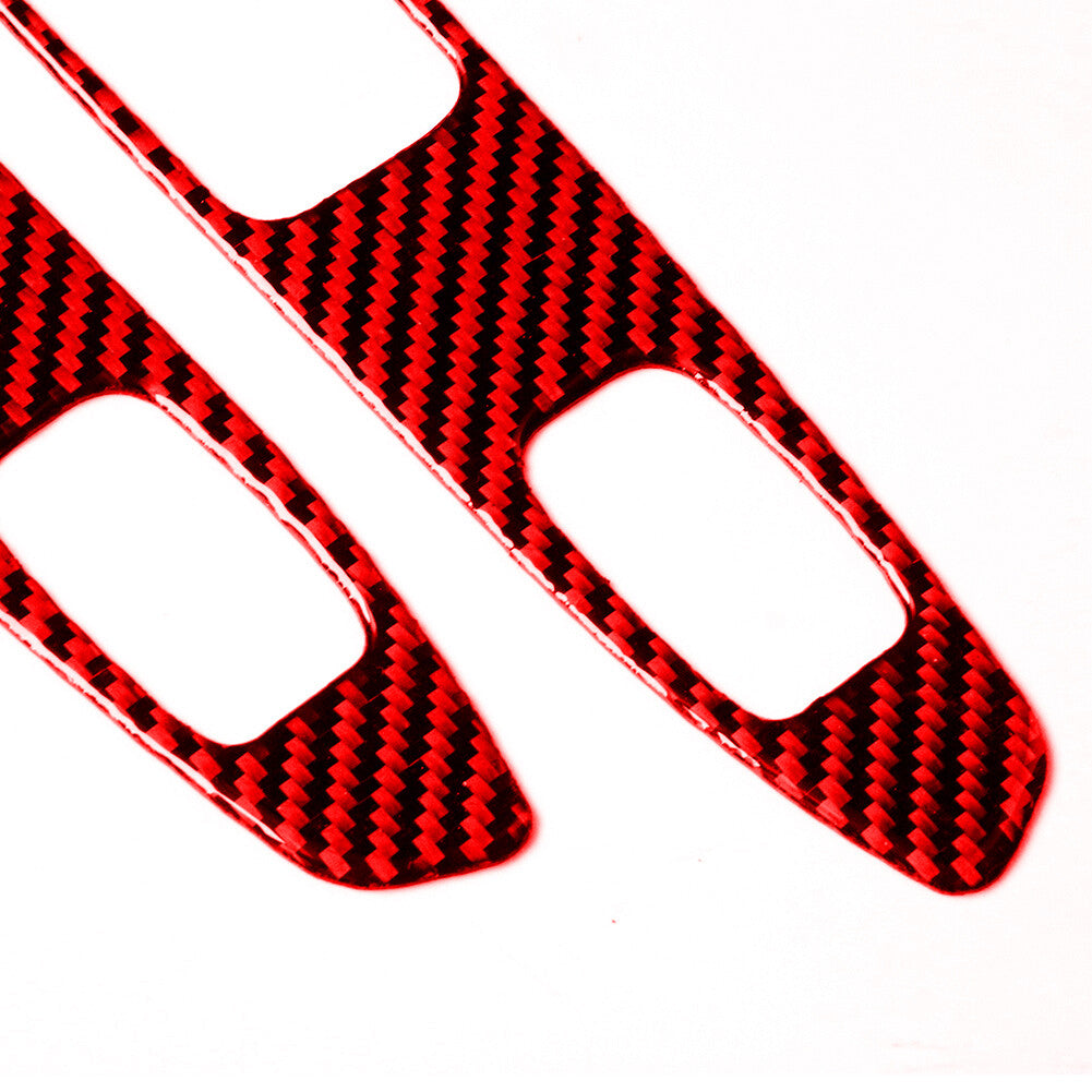Carbon Fiber Radio Console Surround Frame Trim for Dodge Durango 2014-20 Type B v