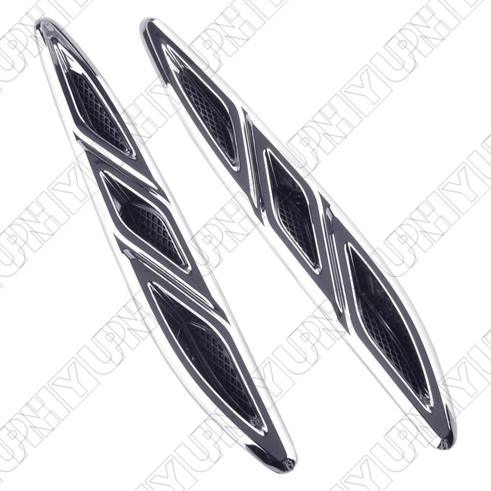 Front Hood Engine Vent Grille Molding Trim Left+Right for Buick Verano 2012-2014