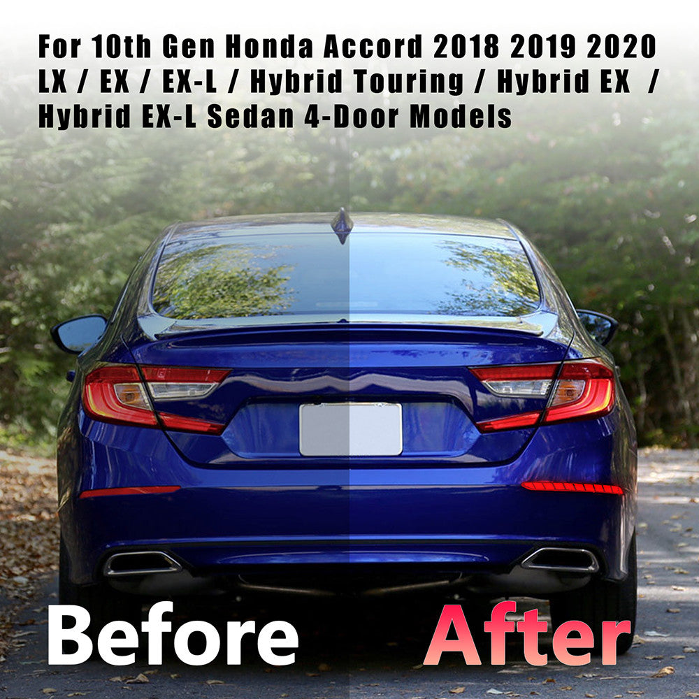 LED Reflector Tail Brake Lights For 2018-2022 2021 for Honda Accord Rear Bumper Lamp n