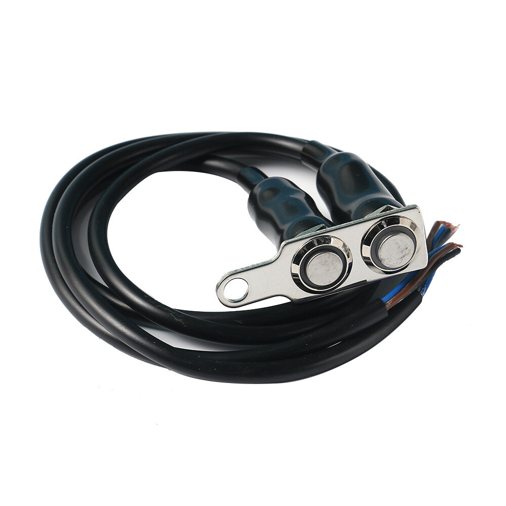 12V LED Motorcycle Dual Reset Switch Motorcycle Handlebar Switch Replacement Q