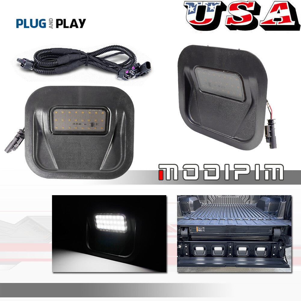Suitable for Sierra 1500 2019 2020 2021 Multiplaro tailgate pedal light kit 84347814- v
