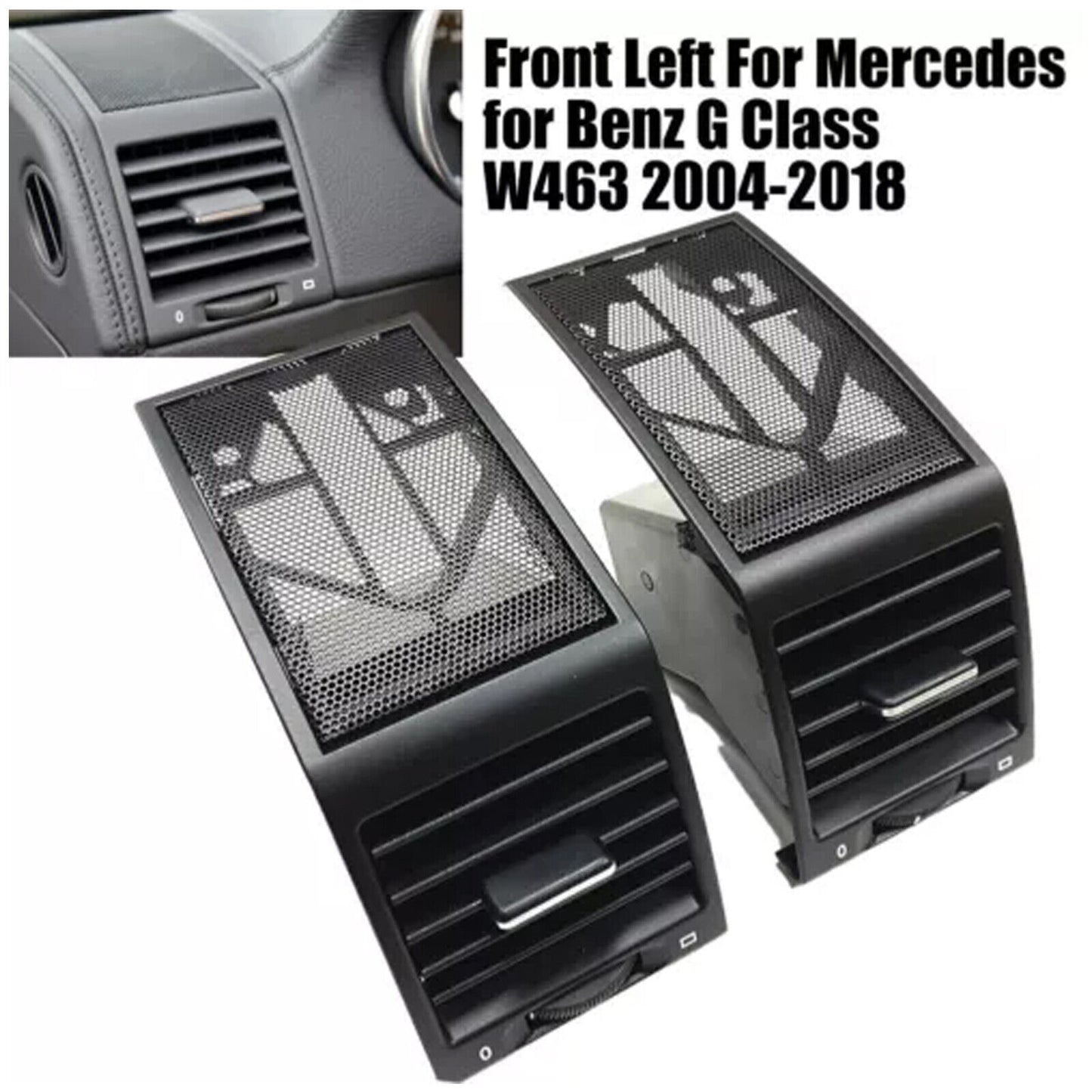 L+R Instrument Panel Speaker Grille Cover Air Vent For 2004-18 for Benz G Class W463