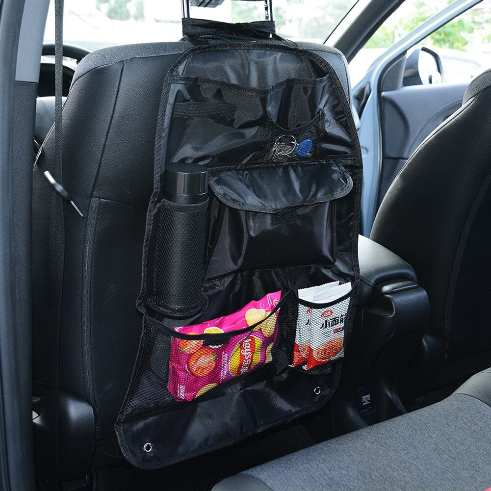 Car for Seat Back Organizer Storage Bag Travel Multi Pocket Holder Auto Hanging Rear
