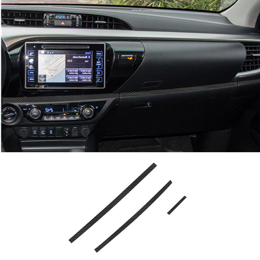 Carbon Fiber Air Conditioner Switch Panel Trim for Corolla 2014-2018 B v
