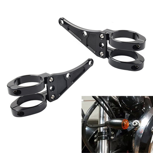 49MM Motorcycle Headlight Bracket Mount Clamp Fork Tube Holder for Harley