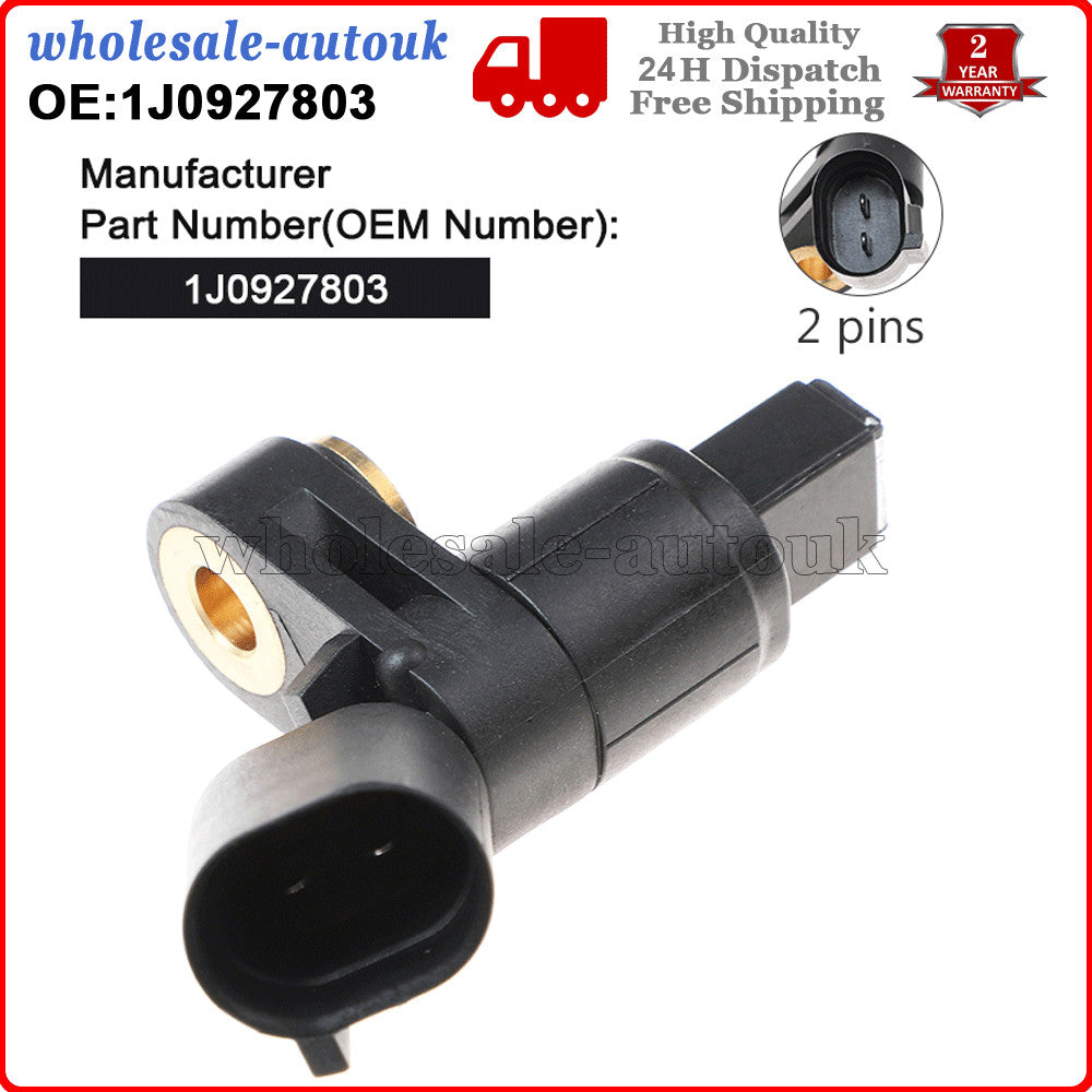 ABS Wheel Speed Sensor for Audi TT Mk1 (98-06) for SEAT SKOD Front Left 1J0927803