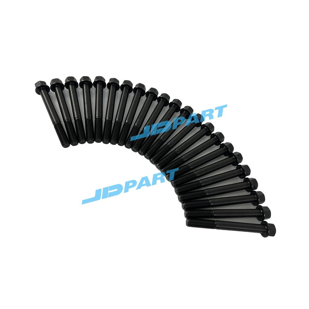 22-piece 1004-4T cylinder head bolts for Perkins diesel engine parts.