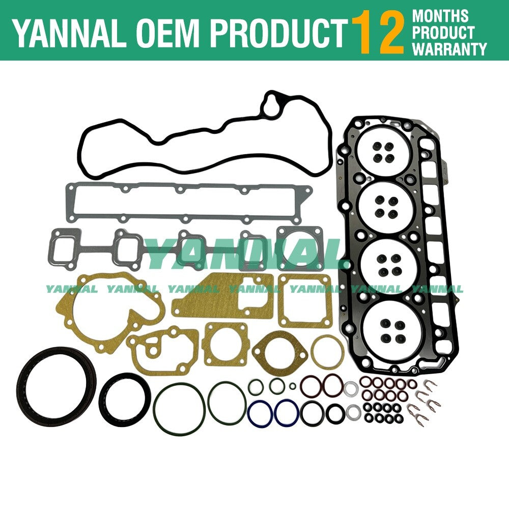 4TNV94L, 4TNV94, and 4TNV94HT overhaul gasket kits for engines in Hitachi excavators.