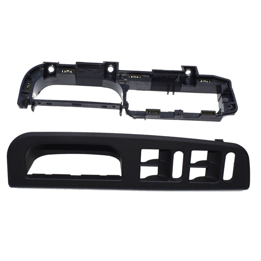 Brand new front left switch bezel handle trim bracket fits for VW for Passat MK4 2-piece black kit - n