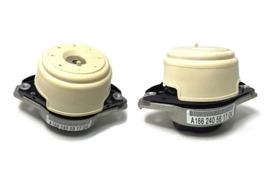 Left + Right Engine Motor Mount for Mercedes W166 X166 GL450 GLE350 GLS450 ML350 v