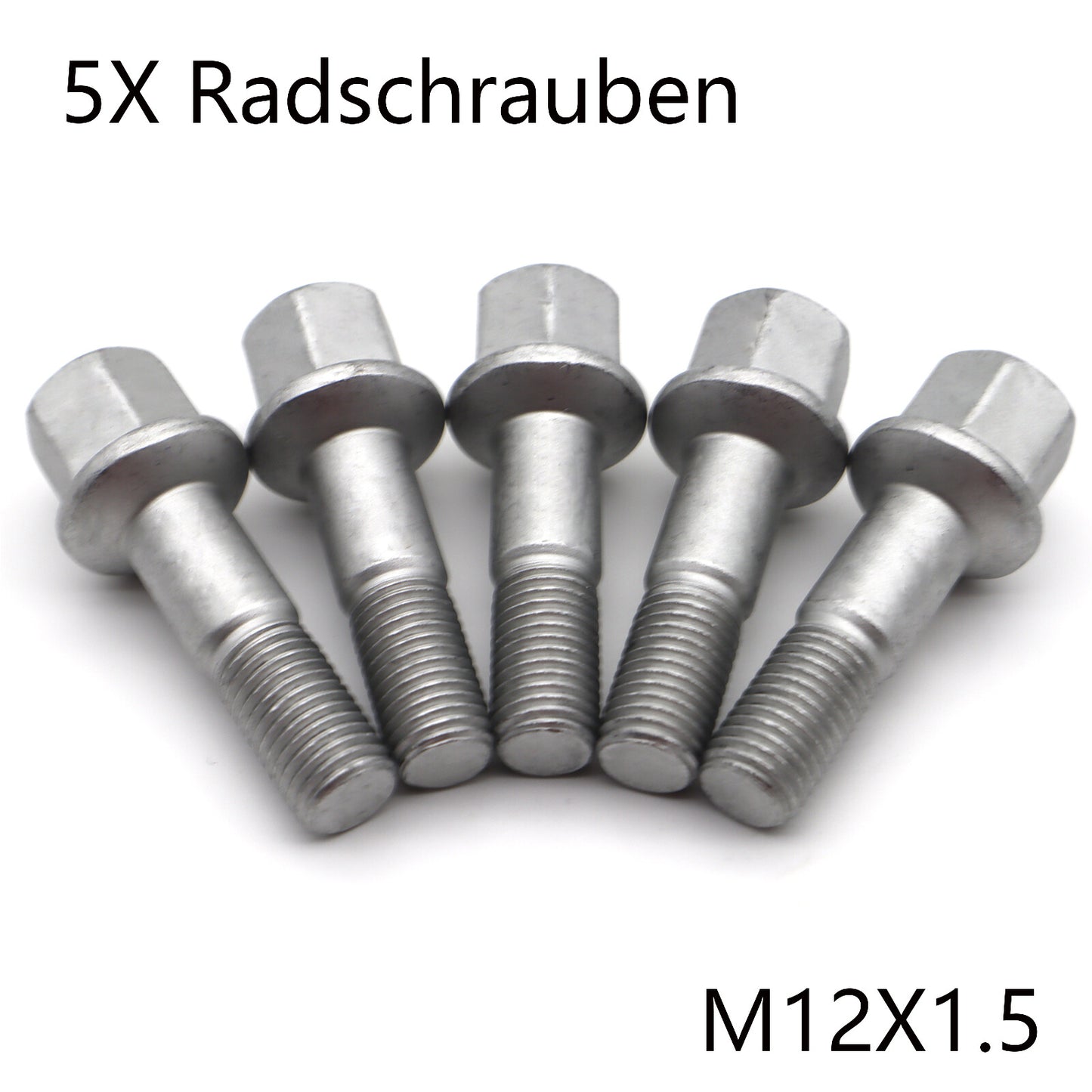 5pc 0009904807 For C124 W124 S124 W201 Car Wheel Lug Bolts M12X1.5 n