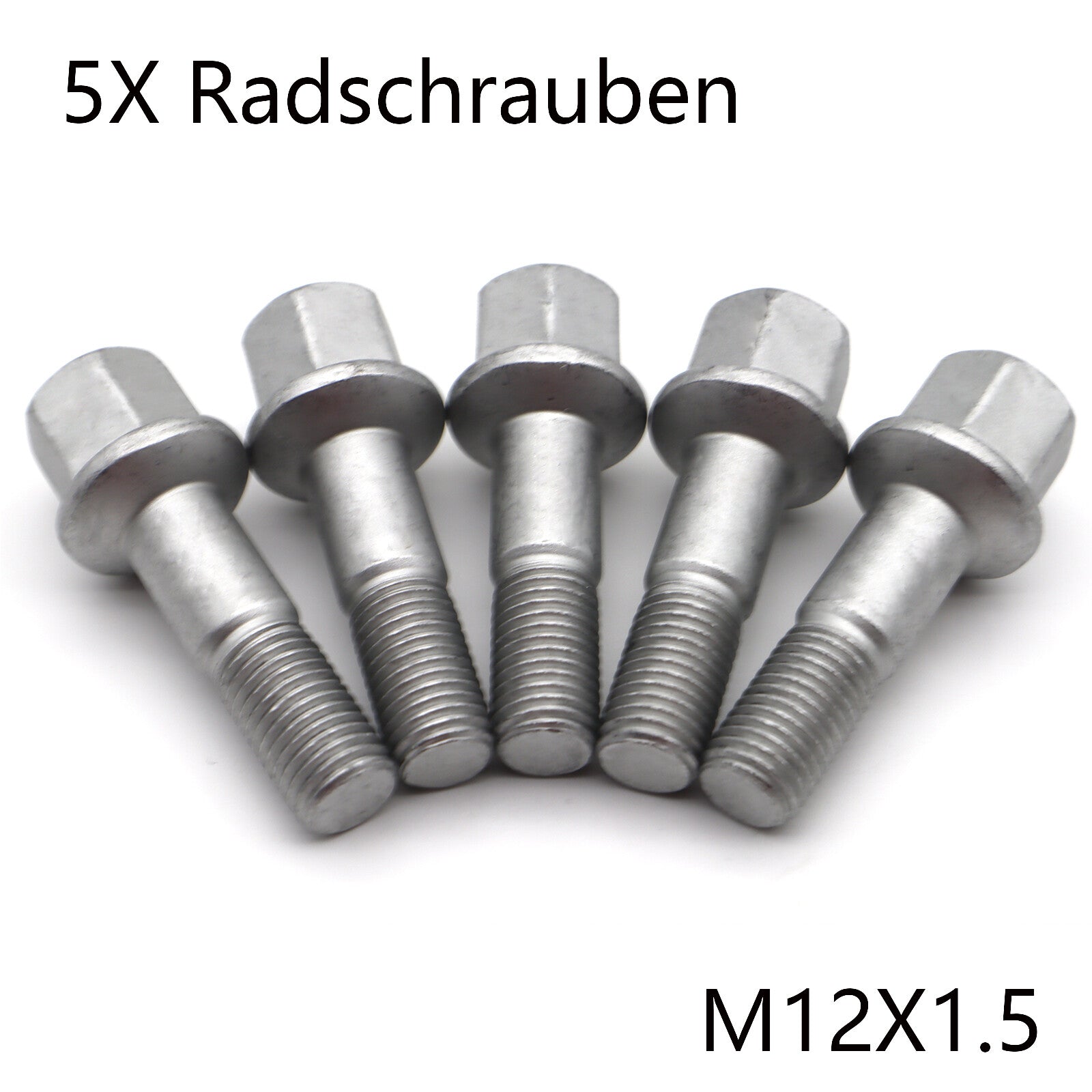 5pc 0009904807 For C124 W124 S124 W201 Car Wheel Lug Bolts M12X1.5 n