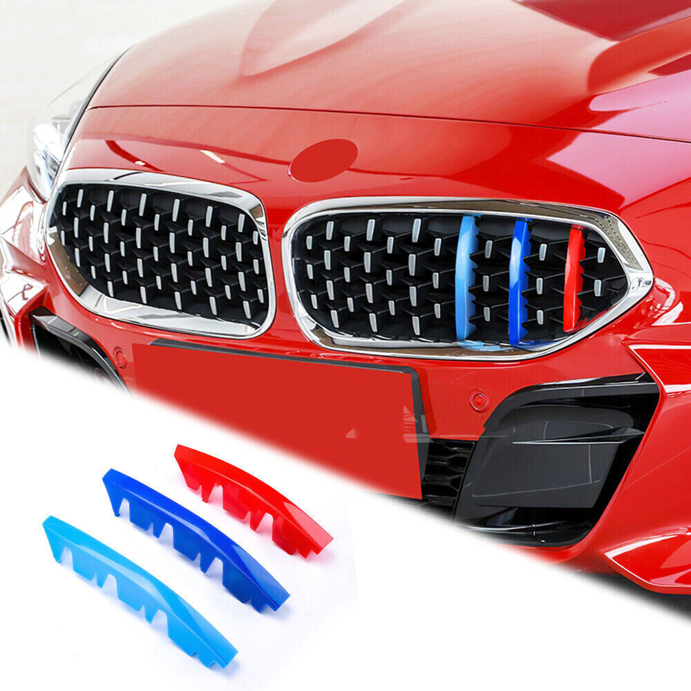 for BMW Z4 G29 2020-2022 3-Color Front Center Mesh Grille Grill Strip Cover Trim
