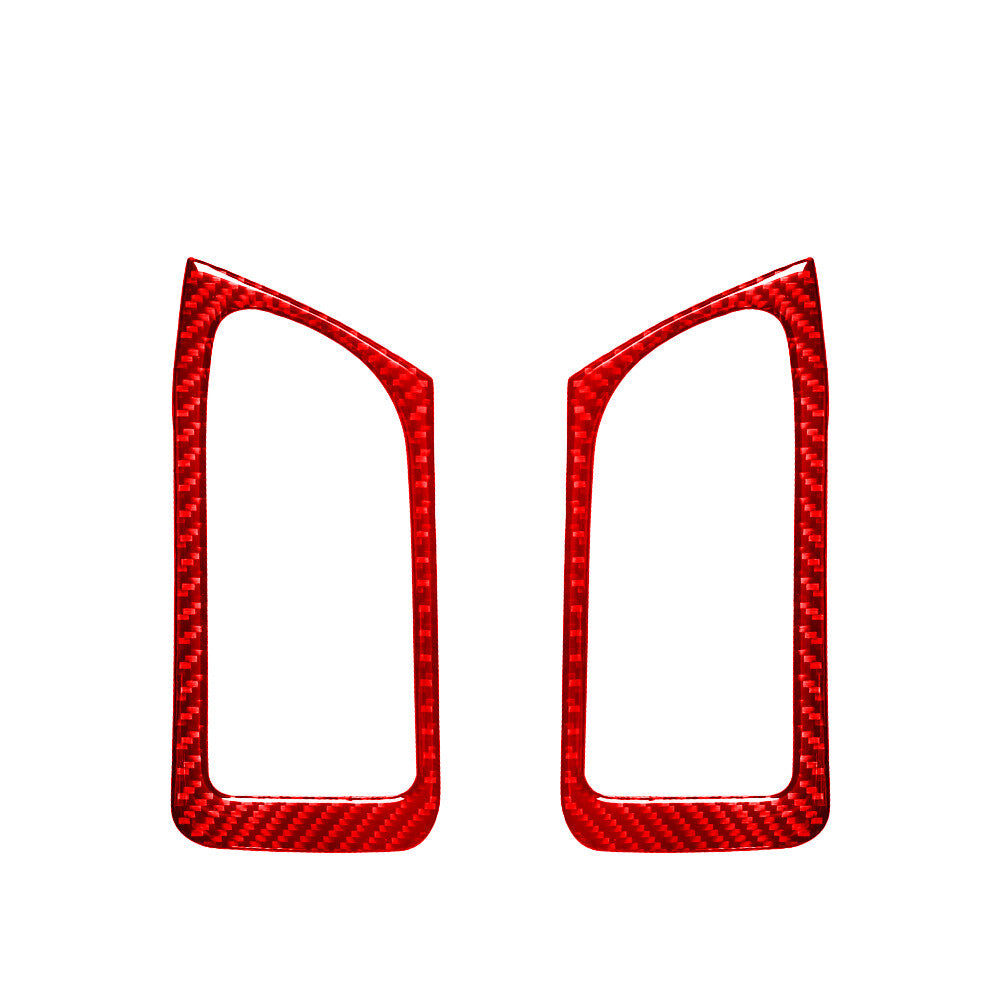for Co -pilot Storage Door Handle Trim Panel Carbon Fiber For 350Z 2006-09 Red v