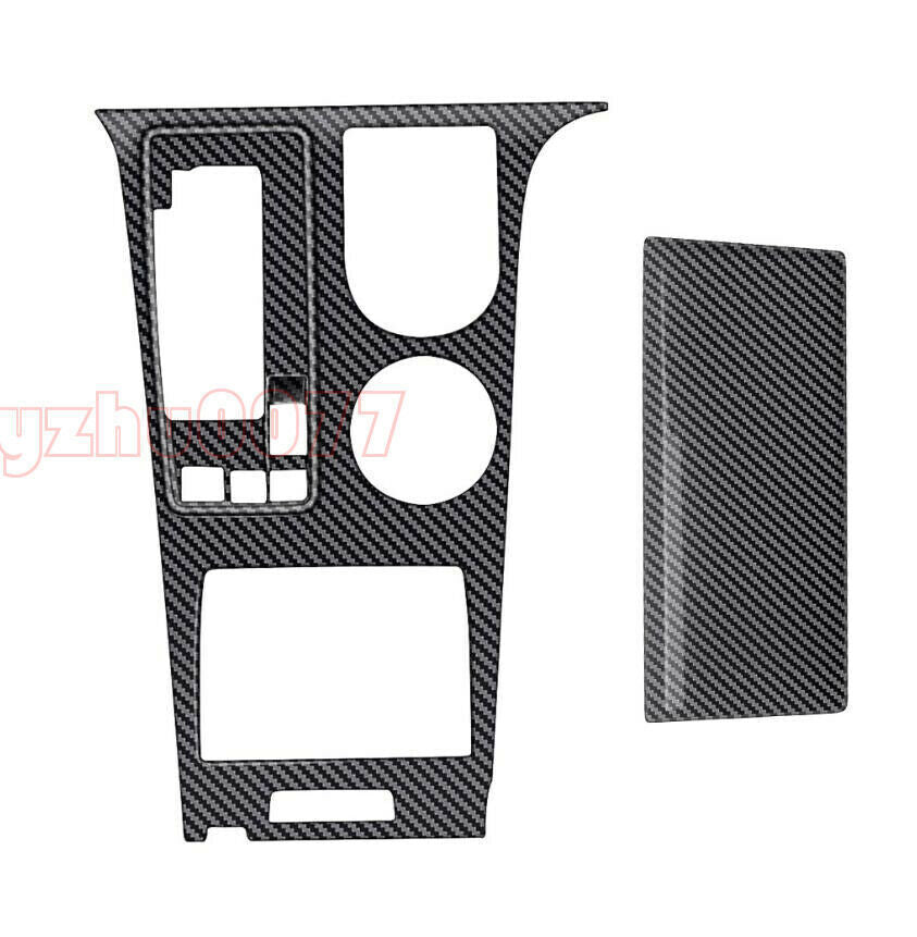 2021-2022 for Sienna ABS Carbon Fiber Look Gear Shift Panel Cover Trim 2P n