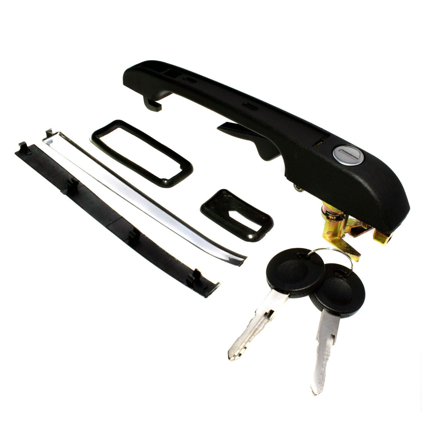 for VW for Golf for Jetta Rabbit 191837206A New Outside Door Handle W/ Keys Front Right
