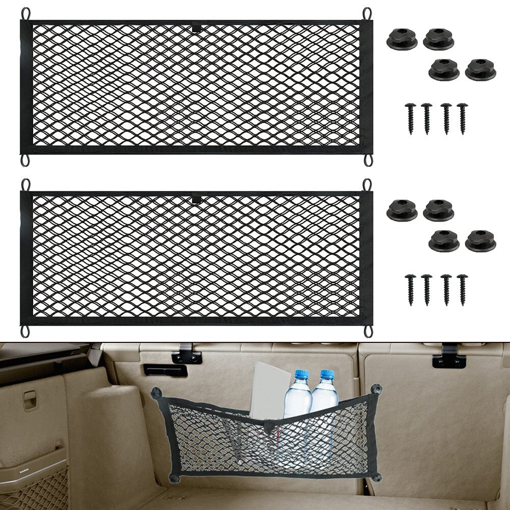 Extra-large RV/car storage boat cargo pocket storage box mesh bag with screws