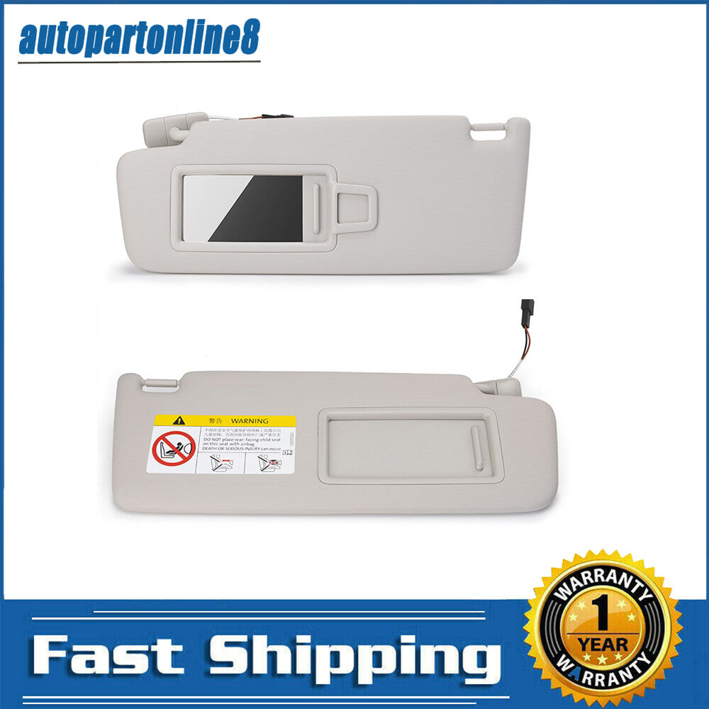 2PCS Left Right Sun Visors 5GG857551 Fits for VW E- for Golf 2019-2020 5GG857552