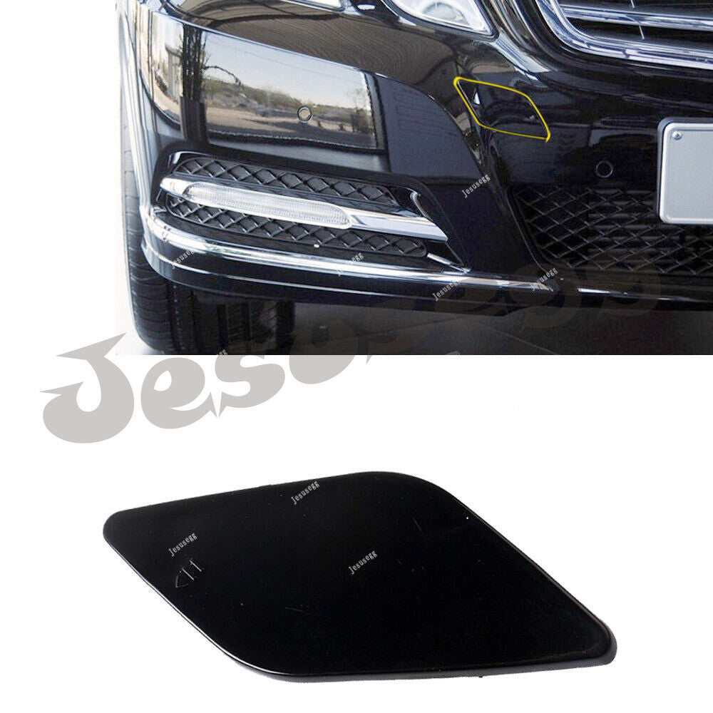 for Mercedes W212 E300 E350 E400 E500 Unpainted Front Bumper Tow Hook Cover Q