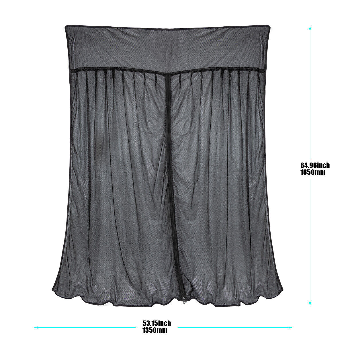 1xMagnetic Fly Screen For Standard Roof Camper Van Net Screen Bug Mosquito Mesh Q