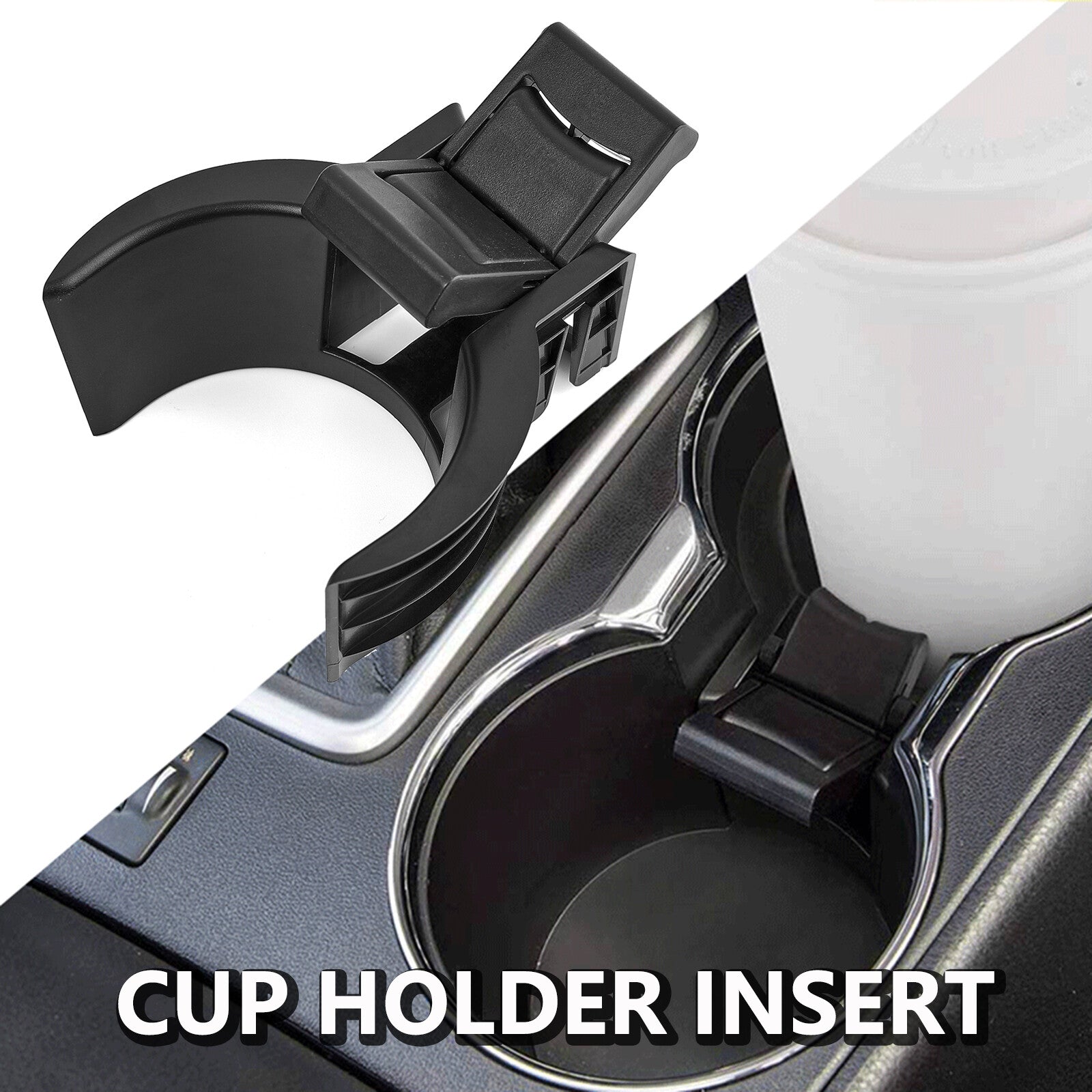 for Toyota Kluger 2014-2019 Centre Console Cup Holder Insert Divider Storage Kit Q