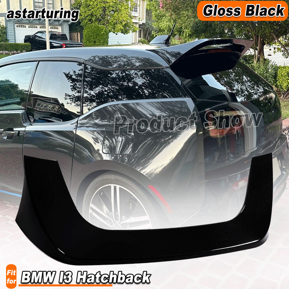 Gloss Black Rear Roof Spoiler Top Window Wing Lip for BMW I3 Hatchback 2014-2020