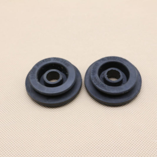 Two engine radiator mounting bushings for Nissan 21506-4M400