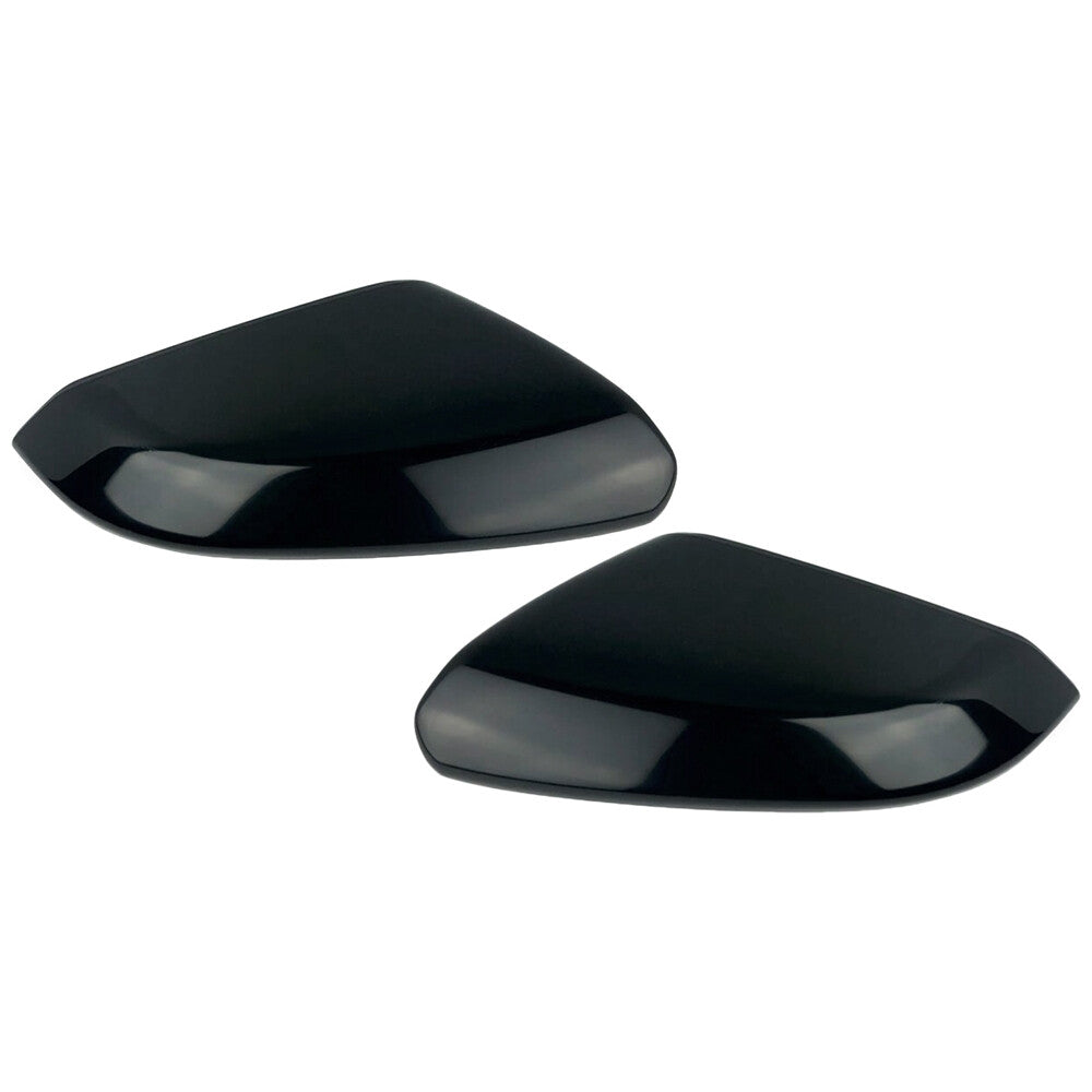 Left Right Fits for Honda for Civic 2016-2020 New Front Outside Mirror Covers Black