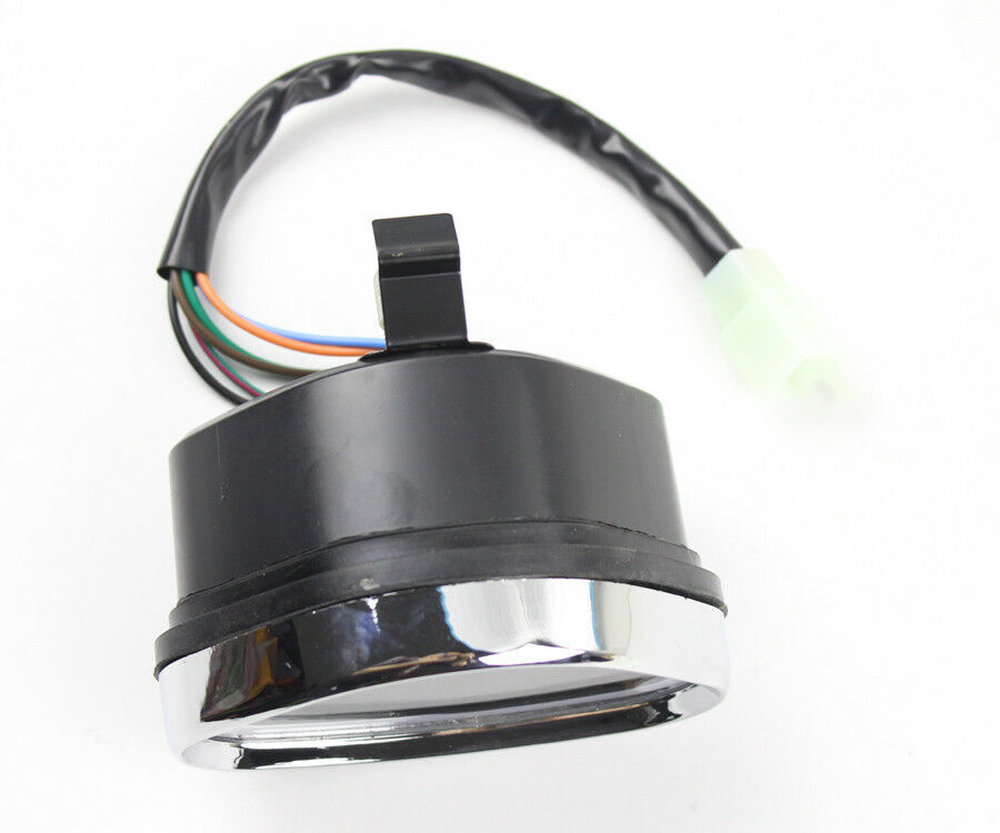 Black Aluminium Headlight Headlamp 100 KM/H Speedometer for Honda Dax CT70 ST70
