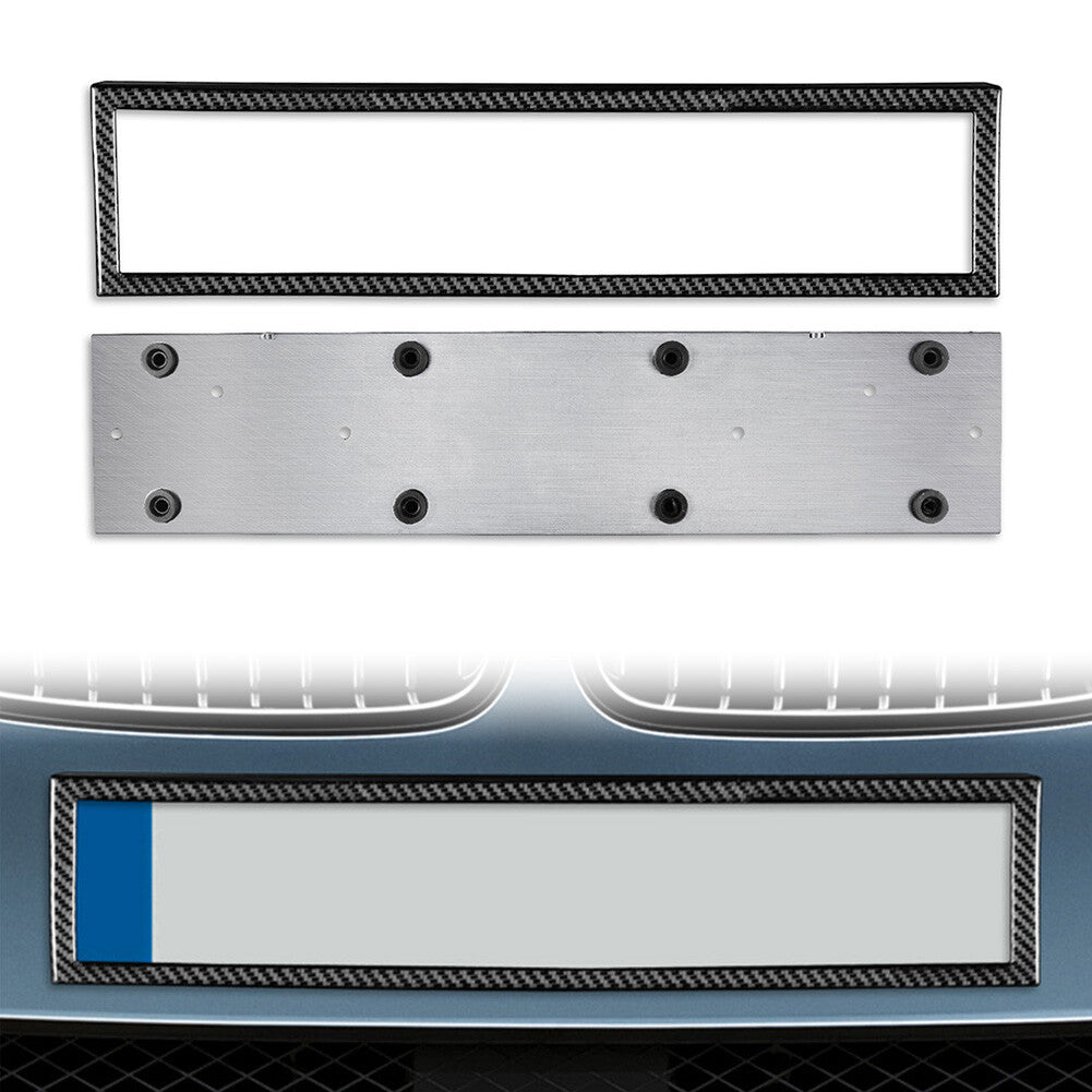Car License Plate Plate HolderFrame Cover With Screws For EU Vehicles Universal