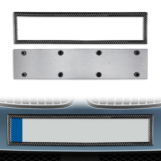 Car License Plate Plate HolderFrame Cover With Screws For EU Vehicles Universal