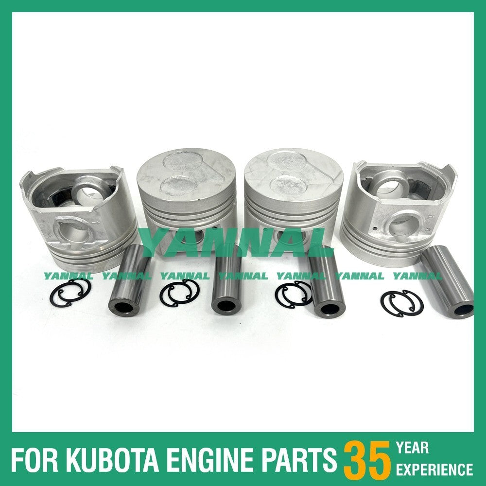 1G466 Piston Kit STD 87mm V2203 V2403 D1703 IDI-