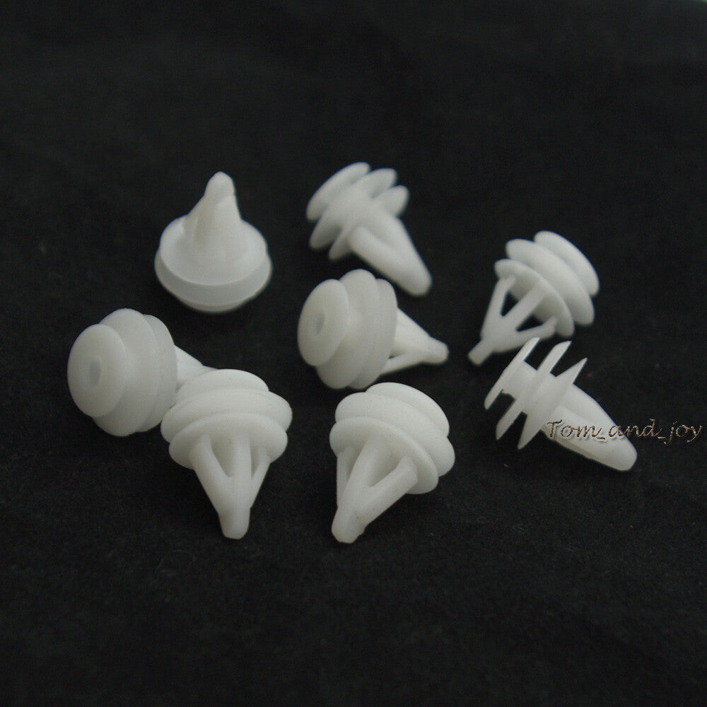 25pcs Retainer Rivet Door Trim Panel Clips 91566SP0003 Nylon for 1990-On for Honda Q