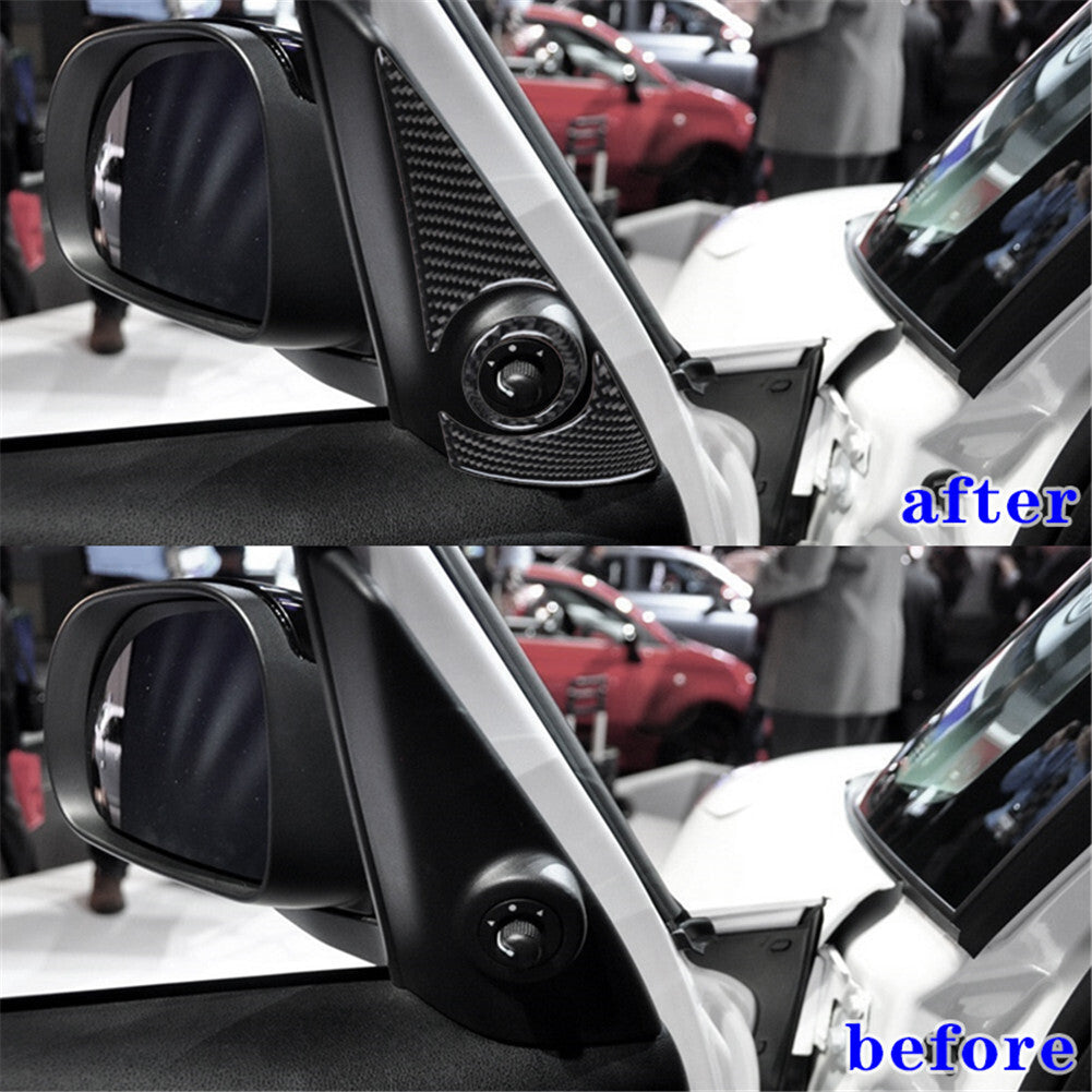 Rear Cigarette Lighter Panel Trim Interior Carbon Fiber for Audi Q7 2016-2019 v