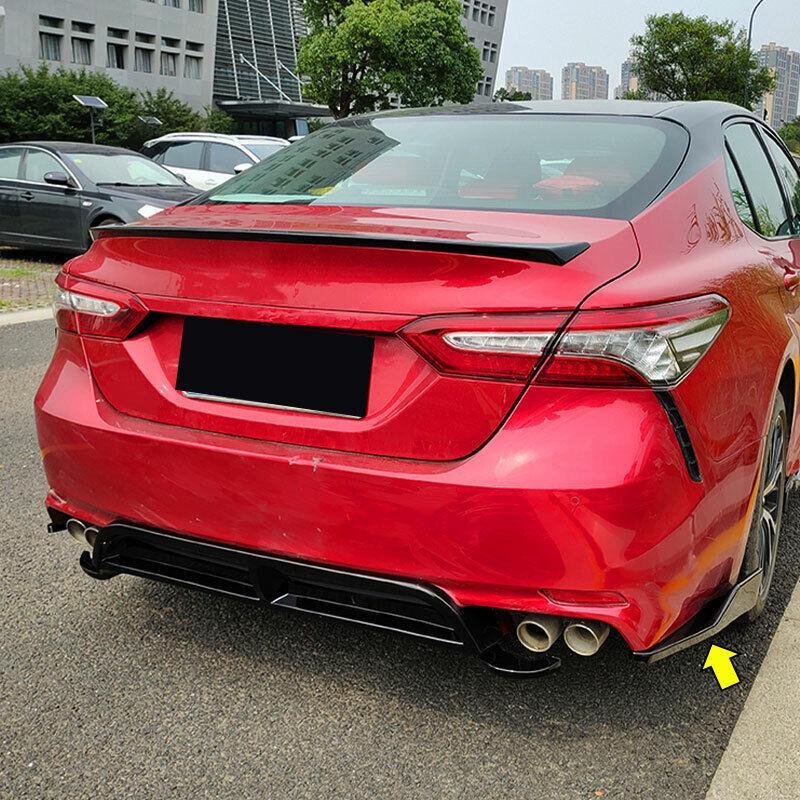 Bright Black Rear Bumper Lip Chin Spoiler Splitter for Toyota for Camry 2018-2020