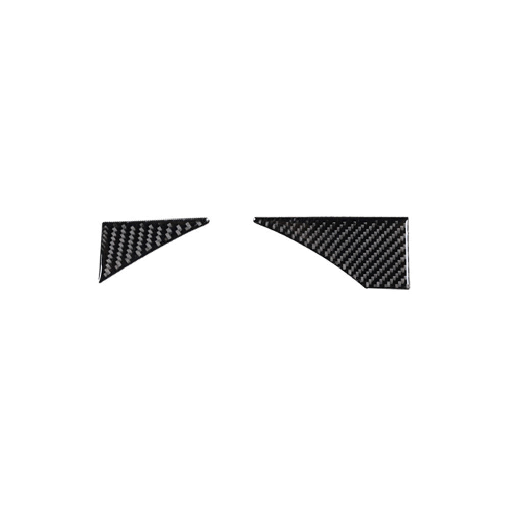 2Pcs Carbon Fiber Driver Dashboard Panel Cover Trim for Jeep Liberty 2008-2012