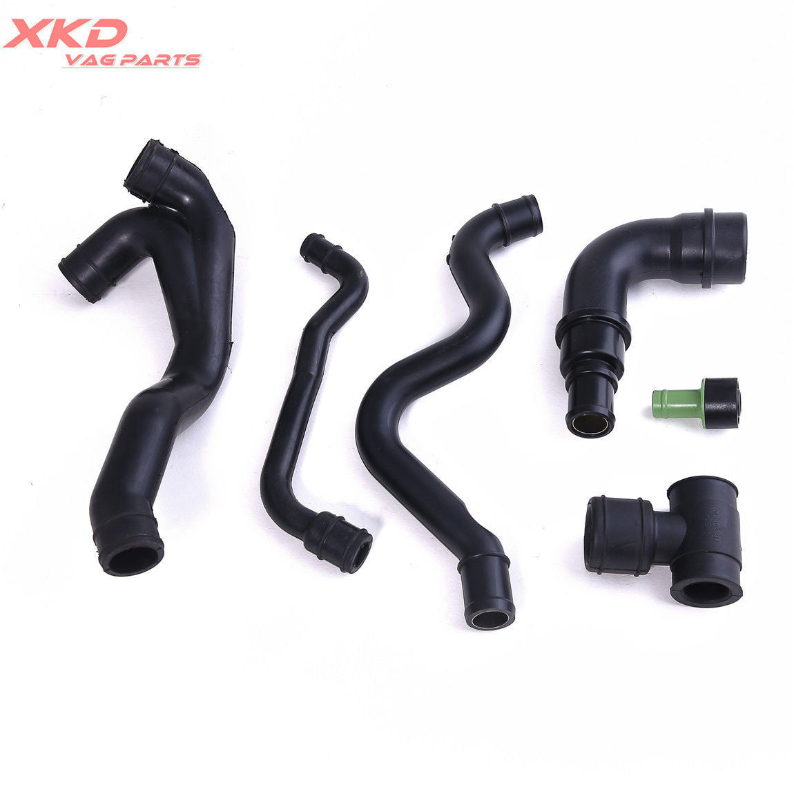 Fit for VW for Jetta for Golf for Bora 4 GTI 99-03 1.8T AWW AWP Crankcase Vent Hose Kit - 6 Pieces